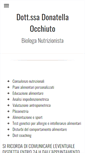 Mobile Screenshot of nutrizionistaocchiuto.com